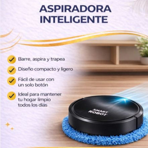 ASPIRADORA INTELIGENTE CON TRAPEADOR XM12 (24/36 UND X CAJA)