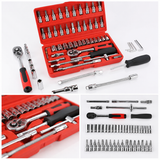 SET DE HERRAMIENTAS 46 LLAVE DE 1/4