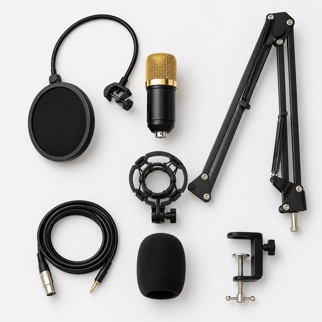 Kit de micrófono condensador profesional MD-12711