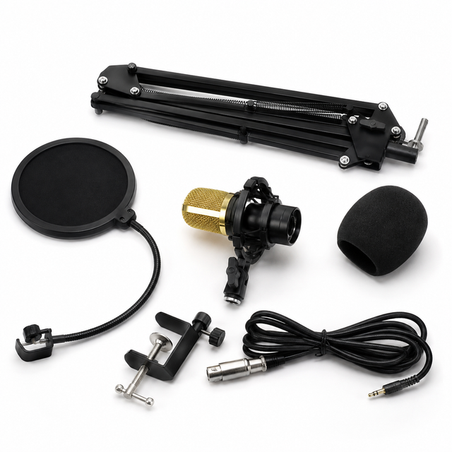 Kit de micrófono condensador profesional MD-12711